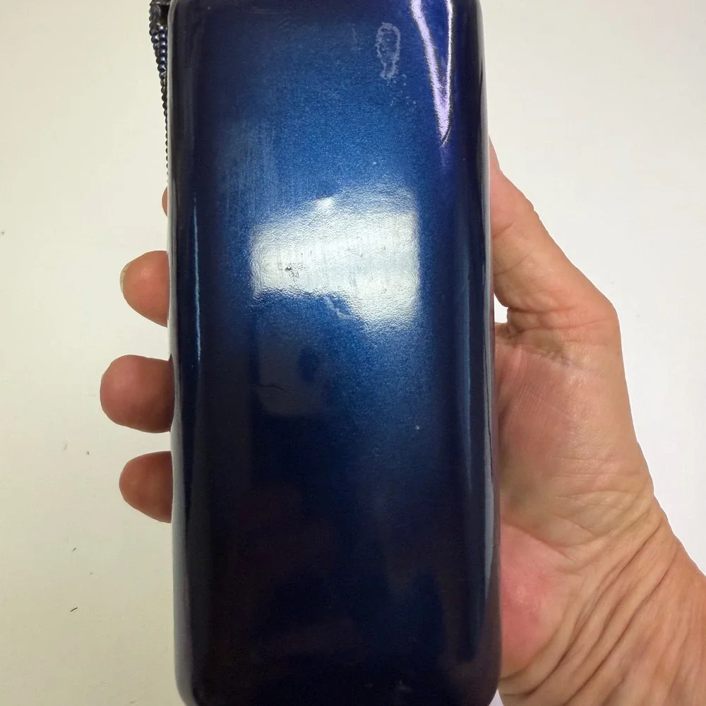 Maui Jim Unisex OS Blue Textured Hard Shell Clamshell Sunglasses Case Protective